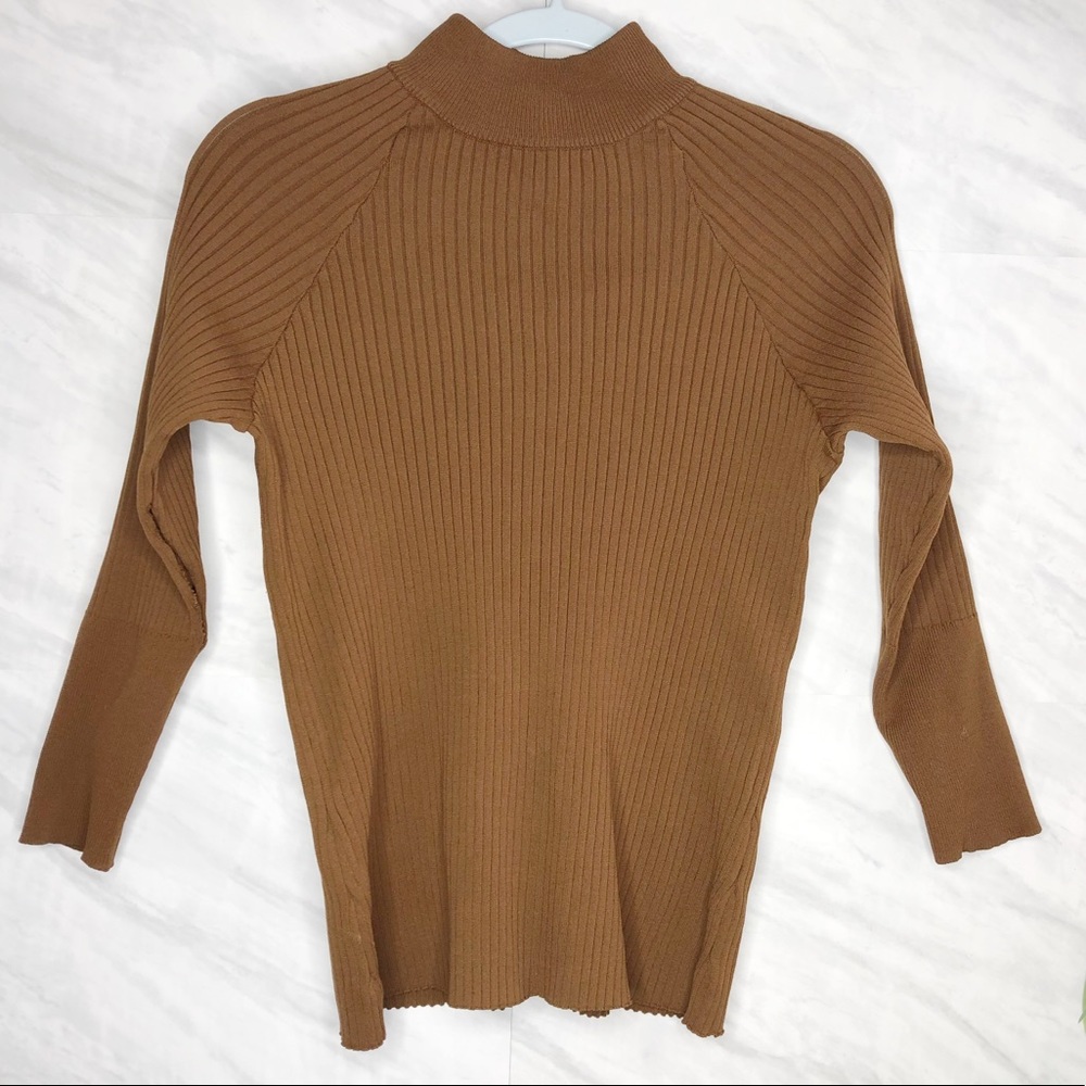 Andrew Marc New York Ribbed Top Medium